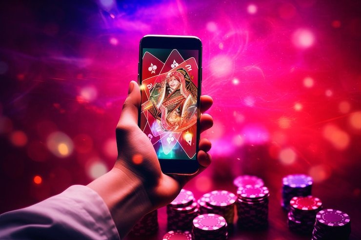 Galactic Gems slot interface with cosmic gem symbols and tournament leaderboard display