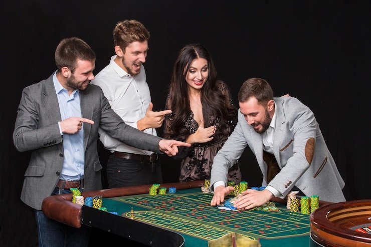 Slot game selection interface with multiple titles